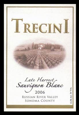 recini Late Harvest Sauvignon 2006